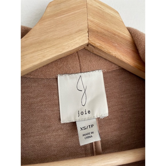 Joie • Shawl Collar Boyfriend Coat in Sand - Picture 5 of 6